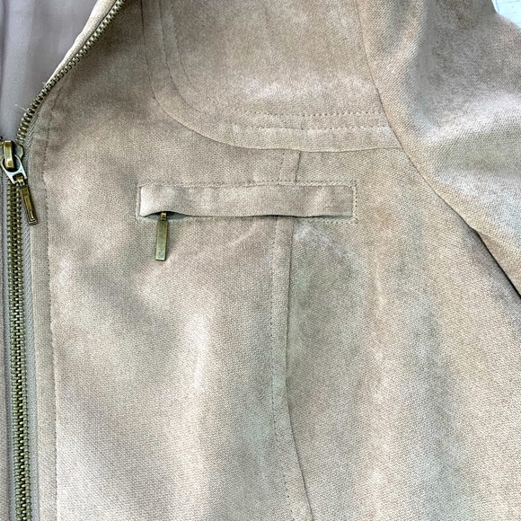 Tribal Women’s Beige coat, suede like- Size 6 - Picture 8 of 8